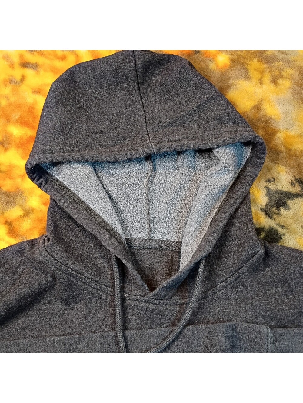 Mossy Oak Large Gray Hooded Sweatshirt with Sherpa Lining